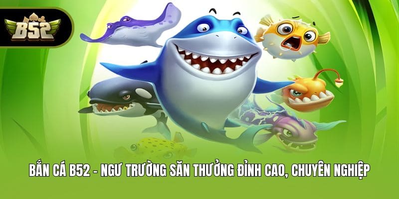 Bắn cá B52 - Ngư trường săn thưởng đỉnh cao, chuyên nghiệp